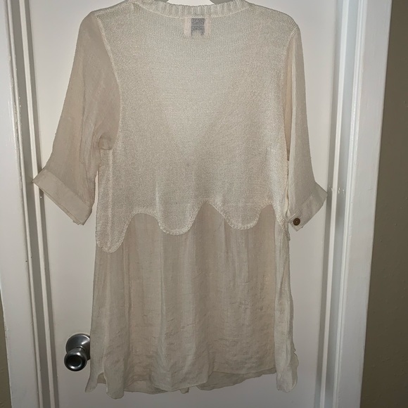 I. Madeline Ivory Knit Top - Picture 2 of 4